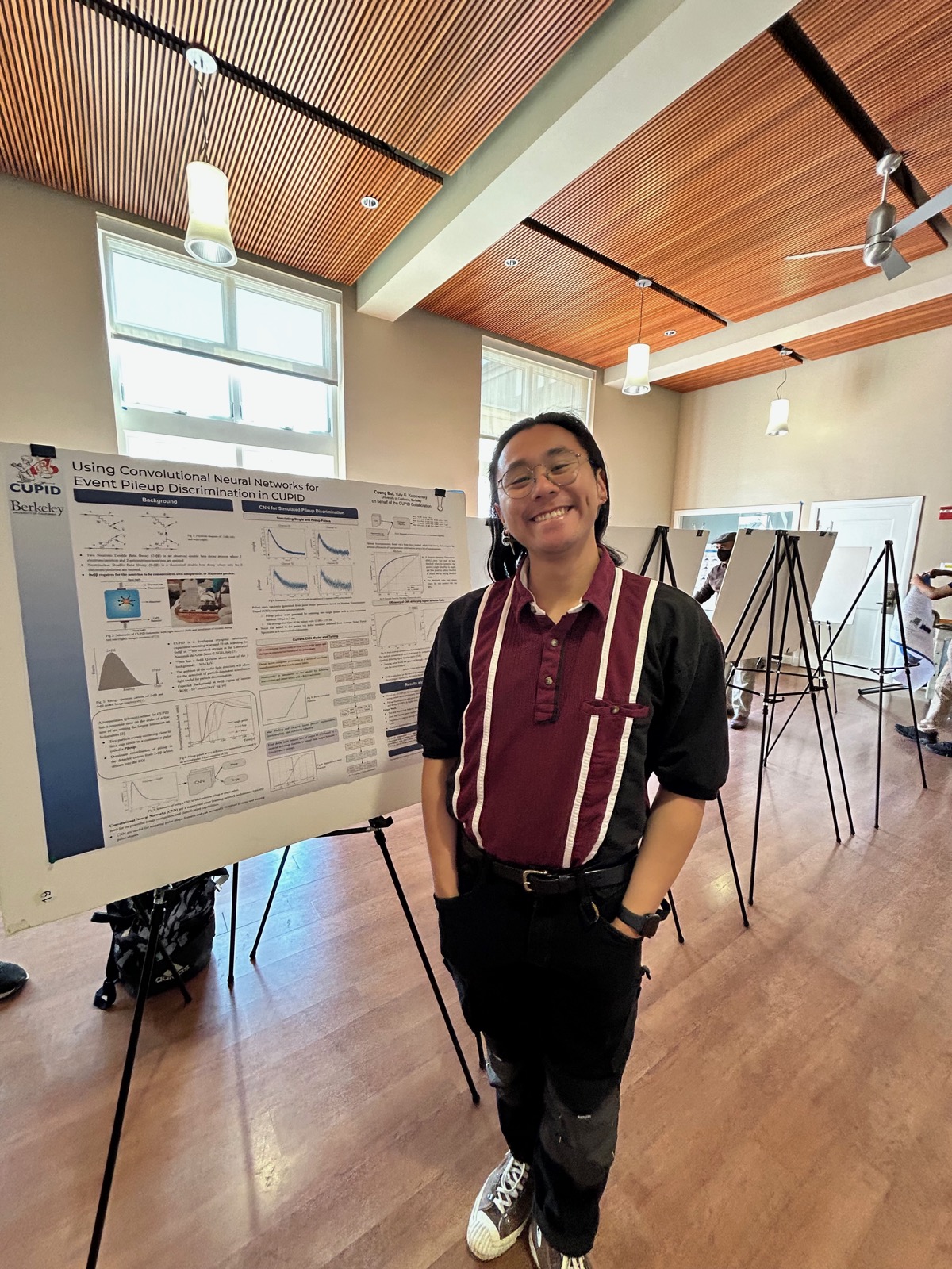 Presenting my CUPID research poster at Berkeley.